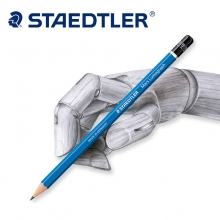 施德楼（Staedtler） 100-4B 蓝杆绘画素描铅笔 （单支装）