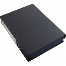 齐心（COMIX） A1297 A4 55MM 磁扣式档案盒 （黑色）