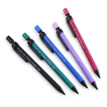 斑马（ZEBRA） RUBBER-100 六角磨砂杆自动铅笔 0.5mm 颜色随机 10支/盒 （计价单位：支）