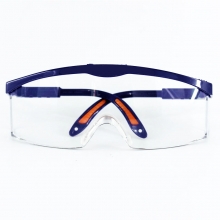 霍尼韦尔 HONEYWELL 100100护目镜S200A系列蓝色透明镜片男女防风防沙防尘防雾骑行眼镜10副/盒