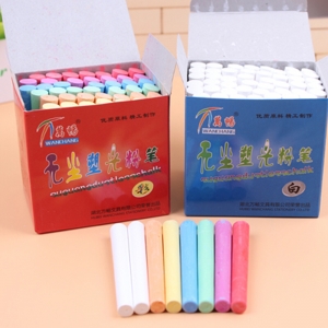 万畅 无尘塑光粉笔 （彩色）48支/盒 50盒/箱 (彩色)