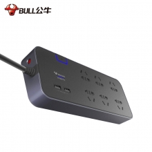 公牛（BULL） GN-H306U 6位3米带USB插线板