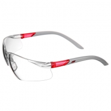 霍尼韦尔 HONEYWELL 300300护目镜S300A红款透明镜片男女防风防沙防尘防雾骑行运动眼镜10副/盒