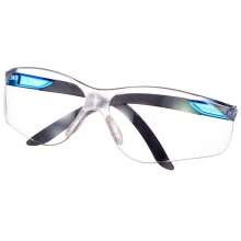 霍尼韦尔 HONEYWELL 300310护目镜S300A蓝款透明镜片男女防风防沙防尘防雾骑行运动眼镜10副/盒