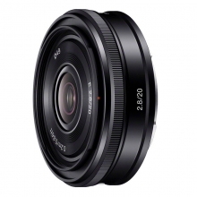 索尼（SONY）E 20mm F2.8 APS-C画幅广角定焦微单相机镜头 E卡口（SEL20F28）