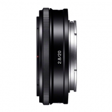 索尼（SONY）E 20mm F2.8 APS-C画幅广角定焦微单相机镜头 E卡口（SEL20F28）