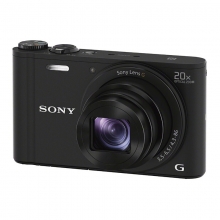 索尼（SONY） DSC-WX350 便携数码相机 黑色（约1820万有效像素 20倍光学变焦 Wi-Fi遥控）