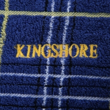 金号（KING SHORE） 3149H 提缎绣面巾 78×34cm（蓝色）