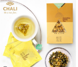 茶里（ChaLi） 桂花乌龙茶 袋泡茶 三角茶包盒装 12包
