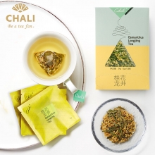 茶里（CHALI）金桂花龙井组合花草茶  独立包装12包/盒