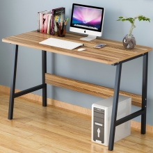 蔓斯菲尔（MSFE）电脑桌 简约钢木书桌台式家用办公桌子