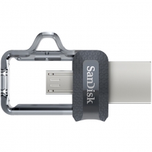 闪迪 （SanDisk） 64GB Micro USB3.0 U盘 DD3酷捷 黑色 读速150MB/s