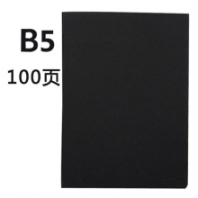 前通（Front）DW01-B501 皮质笔记本 B5 100页（黑色）