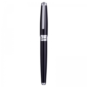 毕加索（pimio） ps-918钢笔  0.5mm墨水笔梦幻波尔卡系列 纯黑银夹