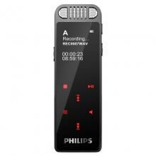 飞利浦（PHILIPS） VTR8060 智能降噪数码录音笔 16GB 黑色
