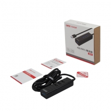 优越者 Y-3056D 4口USB3.0集线器 2米 黑色
