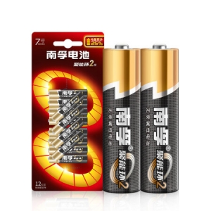 南孚（NANFU）7号 碱性电池 3节/卡 60节/盒 单节装