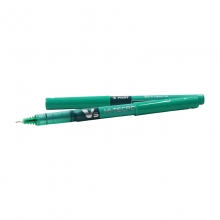 百乐（PILOT）BX-V5 直液式走珠笔 中性水笔  绿色 0.5mm 5支/袋