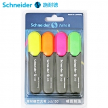 施耐德（Schneider） Job150 荧光笔 4色套装