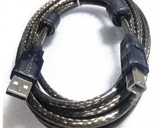 富运达 USB2.0打印机线 数据线 A-B 扁口对方口连接线 1.5米