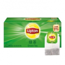 立顿（Lipton） 茶叶 乐活绿茶20包30g（透明三角立体茶包）