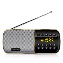 科凌（keling） F8全波段收音机 MP3 插卡播放器 便携低音炮音箱 （红色）