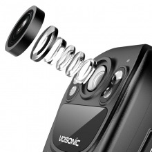 群华（VOSONIC）D3执法记录仪 10小时连续录像 1296p 红外夜视内置64G