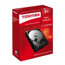 东芝（TOSHIBA） P300系列 3TB 7200转64M SATA3 台式机硬盘(HDWD130)