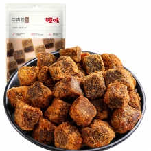 百草味 牛肉干 肉类零食 零食特产五香牛肉粒100g/袋