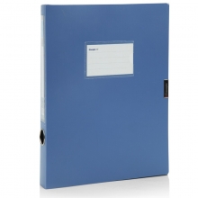 广博 WJ6752 粘扣档案盒 A4/35mm 蓝色