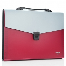 广博 (GuangBo)WJ6802 A4手提文件包/风琴包 金属色颜色随机 单个装