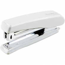 广博 (GuangBo) DSJ7101S 10号订书机含起钉器 白色 单个装
