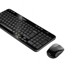 罗技 MK365 无线键鼠套装 时尚键盘 黑色