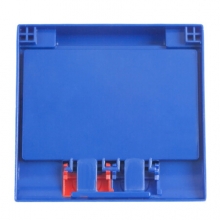 广博 (GuangBo) YT9120 红蓝双色 半自动印台 印泥盒/财务办公用品