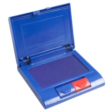 广博 (GuangBo) YT9120 红蓝双色 半自动印台 印泥盒/财务办公用品