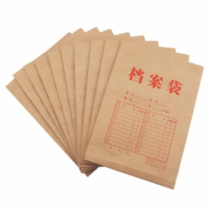 广博 (GuangBo)EN-11 175g加厚牛皮纸档案袋 资料文件袋 10只