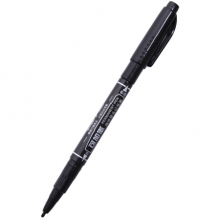 广博 (GuangBo) JH9824D  小双头油性记号笔/粗细两用速干型 黑色 （计价单位：支）