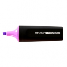 得力 deli S600 标记醒目荧光笔 紫色 （计价单位：支）