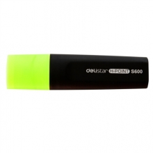 得力 deli S600 标记醒目荧光笔 黄色 （计价单位：支）