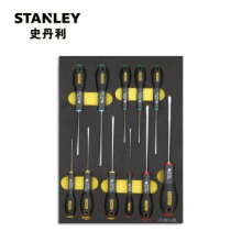 史丹利 STANLEY LT-011-23 11件套 三色柄螺丝批工具托