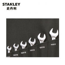 史丹利 STANLEY 93-613-22 公制精抛光双开口扳手组套 13件套公制精抛光双开口扳手