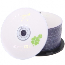 紫光（UNIS） DVD+R 16速 4.7G刻录盘 七星四叶草 50片/桶