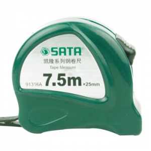 世达 SATA 91316A 凯隆系列7.5米钢卷尺测量工具7.5MX25MM
