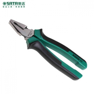 世达 SATA 72201 省力型钢丝钳6英寸老虎钳子克丝钳平口钳