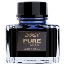 宝克（BAOKE）MS213 40ml钢笔墨水 蓝黑色 （计价单位：瓶）