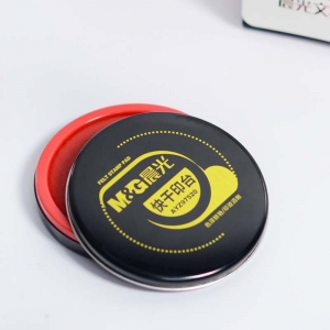 晨光 M&G AYZ97520 圆形金属快干印台印泥105mm红色