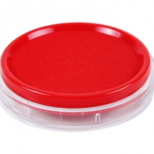晨光 M&G AYZ97512 财务专用圆形透明快干印台印泥80mm红色