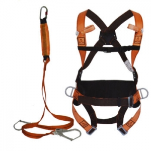 代尔塔 506102 高空作业安全带五点式攀岩消防施工安全带