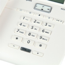 集怡嘉(Gigaset) 6020 办公座机 家用电话机(白色)