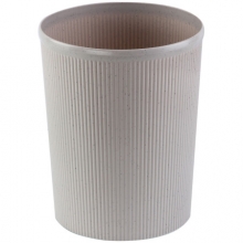 齐心（COMIX）L204  直径25.2cm易擦洗圆形清洁桶/纸篓/垃圾桶 灰色